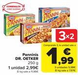 Oferta de Panninis DR.OETKER por 2,99€ en Carrefour