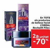 Oferta de En TODOS los productos de belleza facial L'ORÉAL Revitalift Filler  en Carrefour