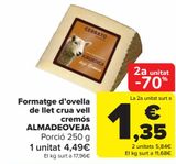 Oferta de Queso de oveja leche cruda viejo cremoso ALMADEOVEJA por 4,49€ en Carrefour