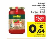 Oferta de Sofrito con cebolla y ajo SOLÍS por 2,15€ en Carrefour