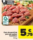 Oferta de Carne de jamón de cerdo para guisar Carrefour por 5,75€ en Carrefour