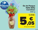 Oferta de Huevo de Pascua Hello Kitty Carrefour por 5,05€ en Carrefour
