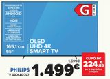 Oferta de PHILIPS TV 65OLED707 por 1499€ en Carrefour