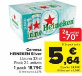 Oferta de Cerveza HEINEKEN Silver  por 18,79€ en Carrefour
