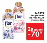 Oferta de En TODOS los perfumes de ropa FLOR  en Carrefour
