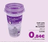 Oferta de Café Latte Carrefour No Lactosa! por 0,84€ en Carrefour