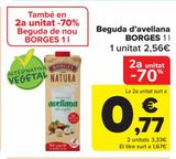 Oferta de Bebida de avellana BORGES por 2,56€ en Carrefour