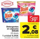 Oferta de Detergentes en cápsulas DIXAN  por 6,95€ en Carrefour