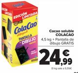 Oferta de Cacao soluble COLACAO por 24,99€ en Carrefour