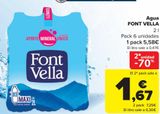Oferta de Agua FONT VELLA  por 5,58€ en Carrefour