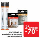 Oferta de En TODAS las escobillas y lámparas para automóvil  en Carrefour