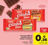 Oferta de Chocolate NESTLE extrafino Xtreme Galleta o Avellanas por 1,19€ en Carrefour