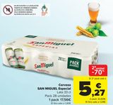 Oferta de Cerveza SAN MIGUEL  por 17,56€ en Carrefour