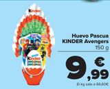 Oferta de Huevo Pascua KINDER Avengers por 9,99€ en Carrefour