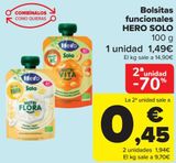 Oferta de Bolsitas funcionales HERO SOLO  por 1,49€ en Carrefour