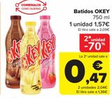 Oferta de Batidos OKEY por 1,57€ en Carrefour