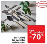 Oferta de En TODOS los cuchillos individuales  en Carrefour