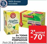 Oferta de En TODAS las infusiones POMPADOUR en Carrefour