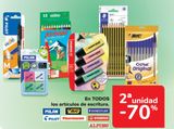 Oferta de En TODOS los artículos MILAN, BIC, STAEDTLER, PILOT, PLASTIDECOR, STABILO Y ALPINO  en Carrefour