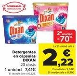 Oferta de Detergentes en cápsulas DIXAN  por 7,41€ en Carrefour