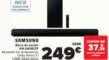 Oferta de SAMSUNG Barra de sonido HW-Q60B/ZF  por 249€ en Carrefour