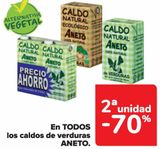 Oferta de En TODOS los caldos de verduras ANETO en Carrefour
