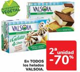 Oferta de En TODOS los helados VALSOIA en Carrefour