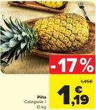 Oferta de Piña por 1,19€ en Carrefour