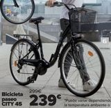 Oferta de Bicicleta paseo CITY 45  por 239€ en Carrefour