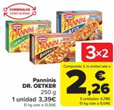 Oferta de Panninis DR.OETKER por 3,39€ en Carrefour