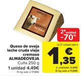 Oferta de Queso de oveja leche cruda viejo cremoso ALMADEOVEJA por 4,49€ en Carrefour