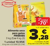 Oferta de Alimento seco para gatos FRISKIES  por 10,95€ en Carrefour