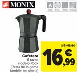 Oferta de MONIX Cafetera  por 16,99€ en Carrefour