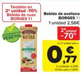 Oferta de Bebida de avellana BORGES por 2,56€ en Carrefour