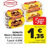 Oferta de DONUTS Glacé o Bombón  por 4,49€ en Carrefour