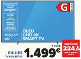 Oferta de PHILIPS TV 65OLED707 por 1499€ en Carrefour