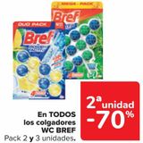 Oferta de En TODOS los colgadores WC BREF en Carrefour