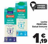 Oferta de Leche PASCUAL Salud Inmune por 1,19€ en Carrefour