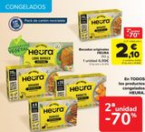 Oferta de En TODOS los productos congelados HEURA en Carrefour