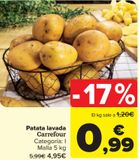 Oferta de Patata lavada Carrefour por 4,95€ en Carrefour