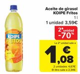 Oferta de Aceite de girasol KOIPE Fritos por 3,59€ en Carrefour