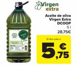 Oferta de Aceite de oliva Virgen Extra DCOOP por 28,75€ en Carrefour