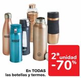 Oferta de En TODAS las botellas y termos  en Carrefour
