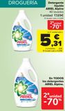Oferta de En TODOS los detergentes ARIEL Alpine en Carrefour