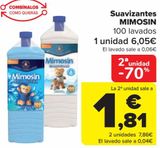Oferta de Suavizante MIMOSIN por 6,05€ en Carrefour