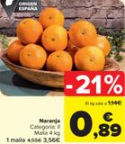 Oferta de Naranja Malla 4 kg por 3,56€ en Carrefour