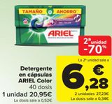 Oferta de Detergente en cápsulas ARIEL Color por 20,95€ en Carrefour