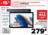 Oferta de SAMSUNG Tablet GALAXY A8 por 279€ en Carrefour
