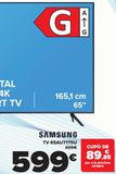 Oferta de SAMSUNG TV 65AU7175U por 599€ en Carrefour