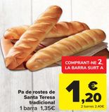 Oferta de Pan de torrijas tradicional  por 1,35€ en Carrefour